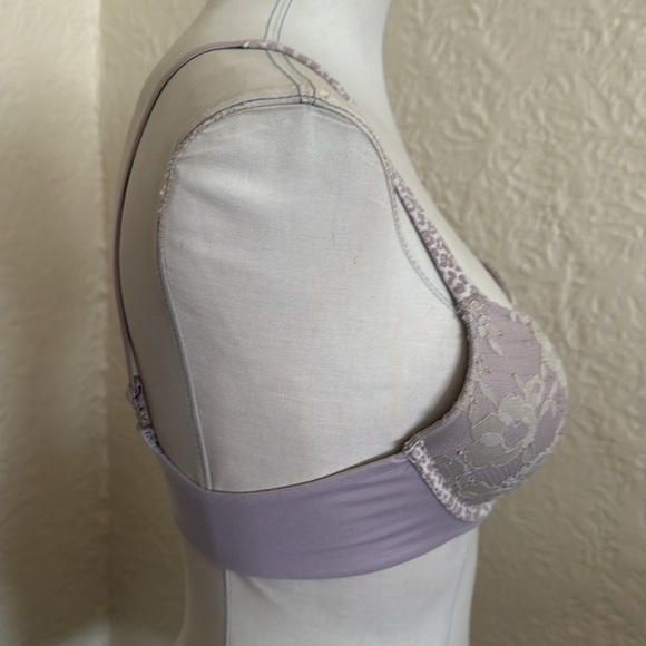 Victoria’s Secret Body Push Up Bra Pastel Leopard Lace 34B Bow Heart Logo Charm - Picture 6 of 8